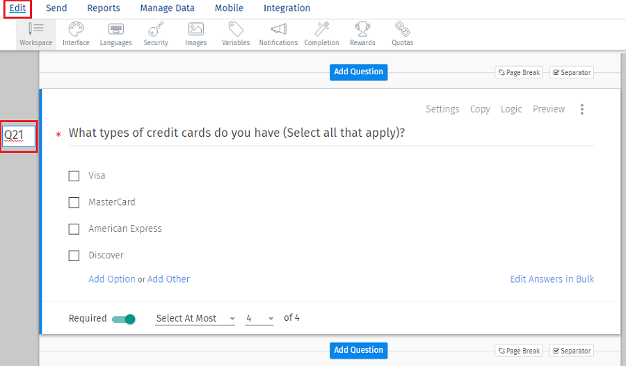 Survey Software Help Image